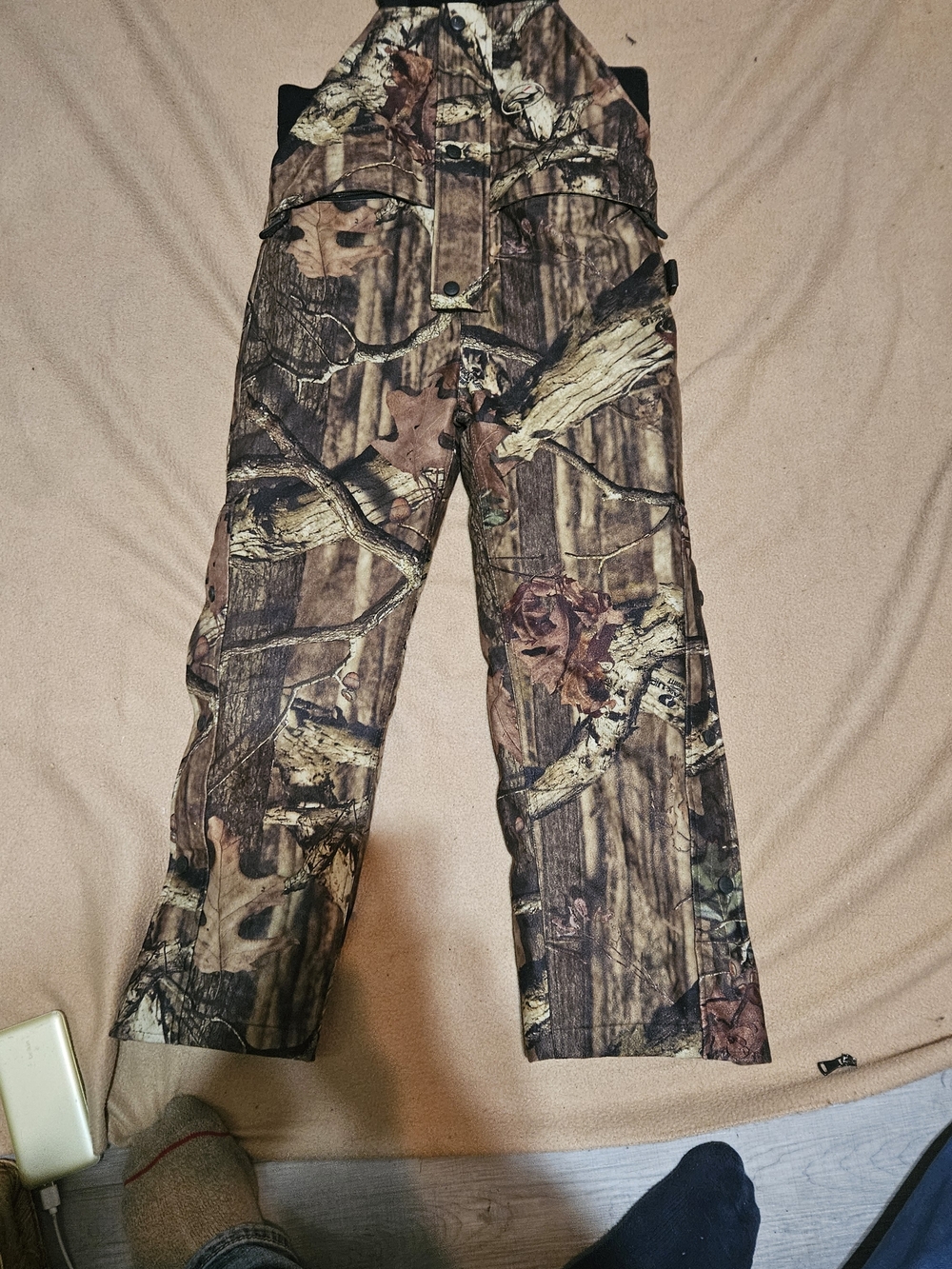 RedHead Brown Camouflage Kids Bib Overalls